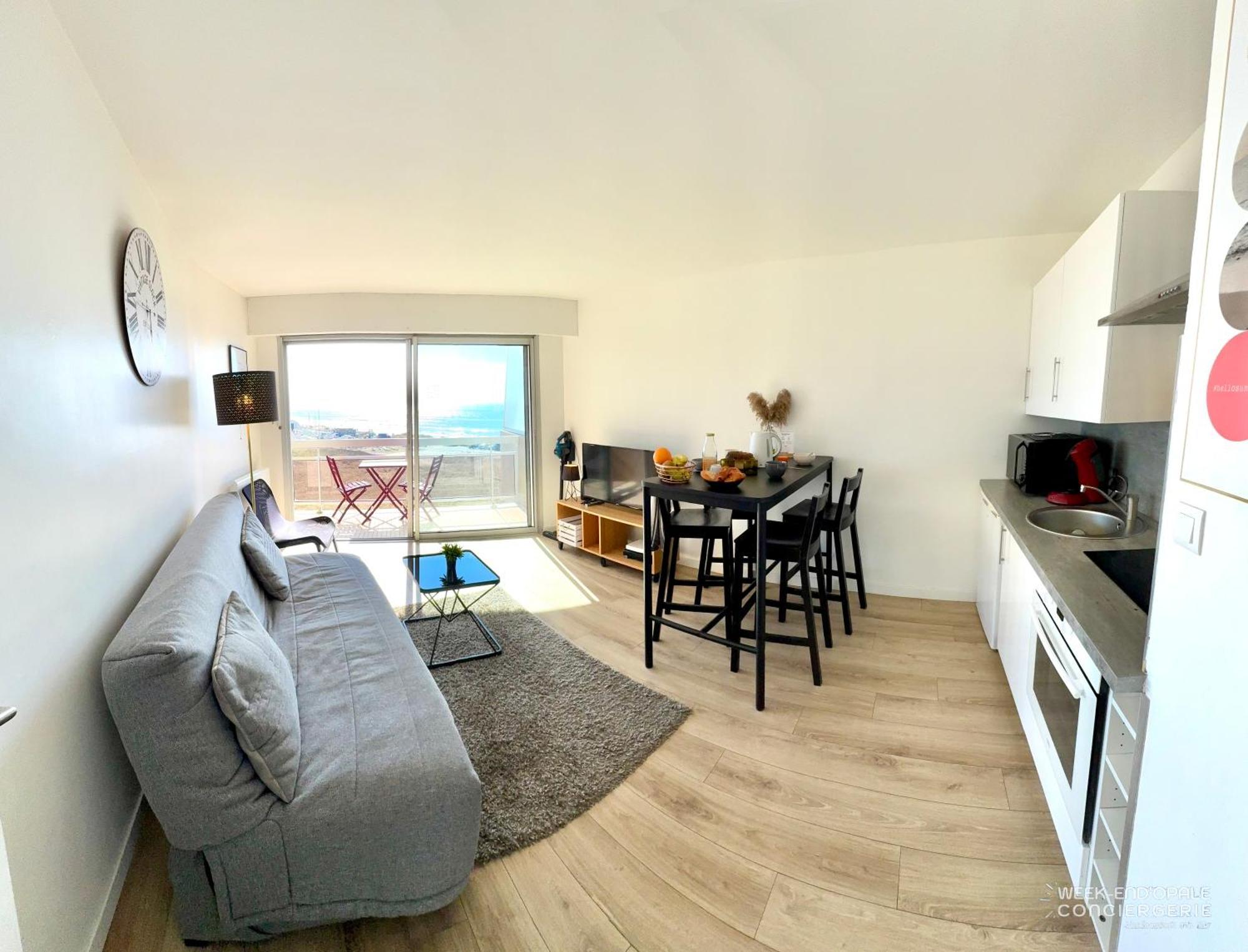Appartement Vue Mer Au Pied De La Plage De ميرليمونت بلاج المظهر الخارجي الصورة